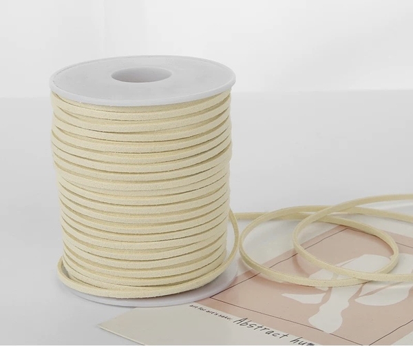 Cuộn dây da 50m-MÀU KEM.