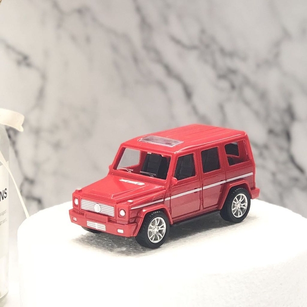 Ô tô trang trí bánh - Đỏ (G63)