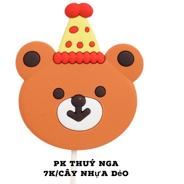 TUONG-Gấu nâu (nhựa dẻo).