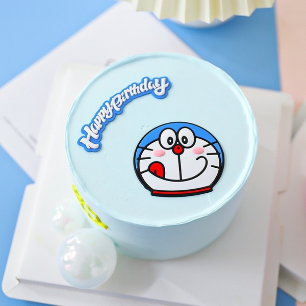 Tượng nhựa dẻo -DOREMON và chữ HPBD.