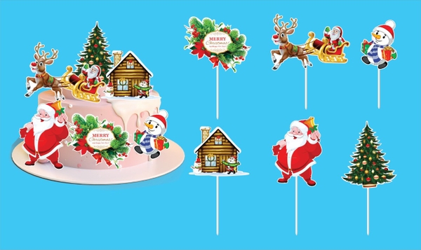 CAM-Set NOEL VN (ngôi nhà và xe kéo tuần lộc).