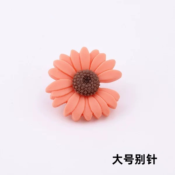 Set 10 hoa Cúc họa mi nhựa mix màu kt 2.7cm.