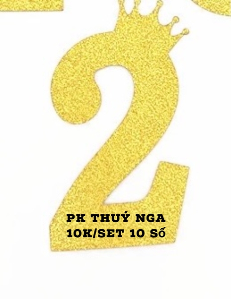 CAM-Set 10 số nhũ (số 2).