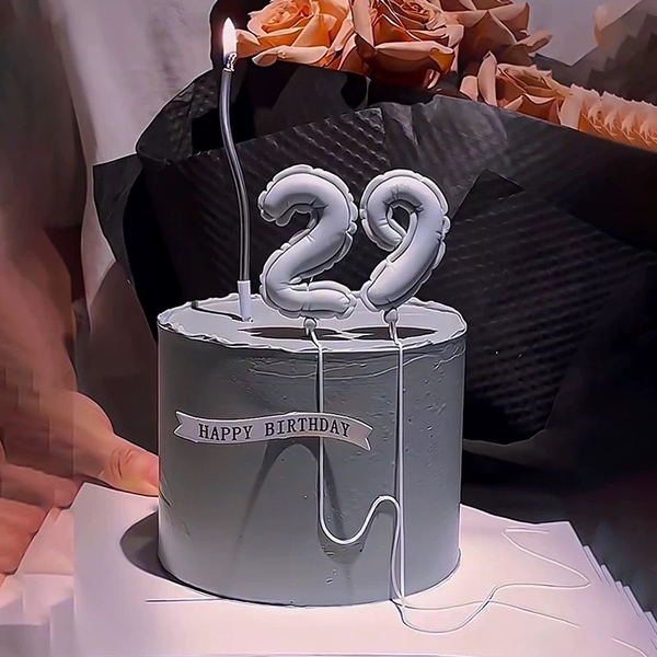 Khuôn silicon số (0-9) viền hoa size  4.5cm 9561.