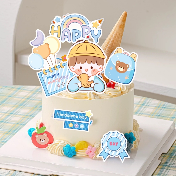 Combo 2 set giấy happy everyday-bé trai xanh9912.