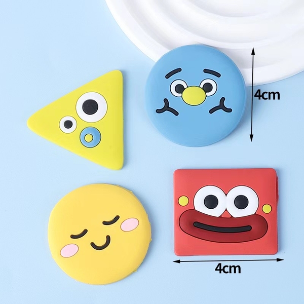 Set 4 chi tiết nhựa mềm (tròn-tam giác-vuông).
