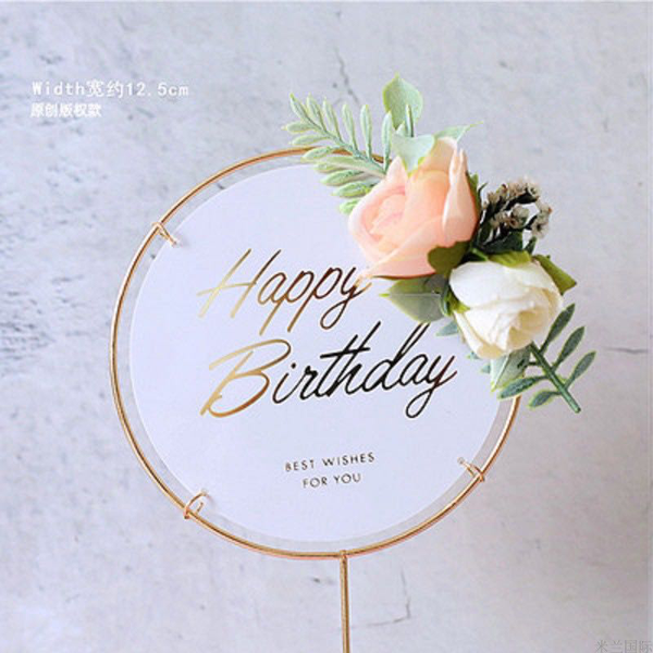 Vòng hoa inox HPBD TRẮNG