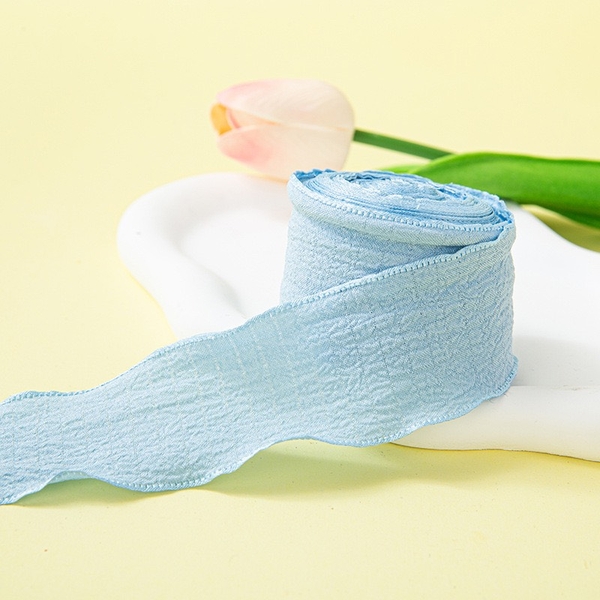 Ruybang vải sóng 4cm x 10m -XANH DƯƠNG (không lõi).