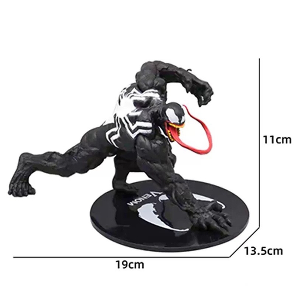 Tượng nhựa đặc - Quái vật đen Venom.