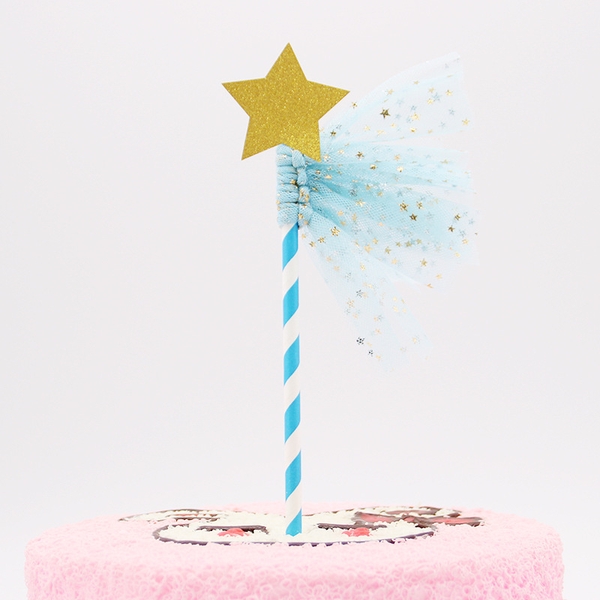 CAM- 5 Ngôi sao + nơ ren (xanh) XẢ KHO