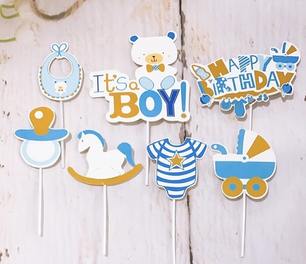 Set giấy baby GẤU XANH HD.