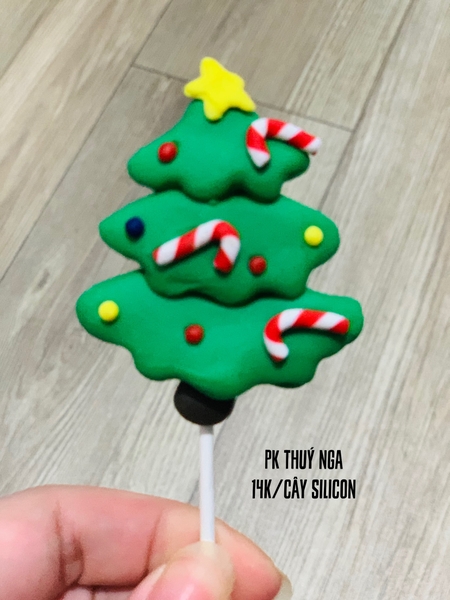 TUONG-Cây thông 3 tầng silicon.T38