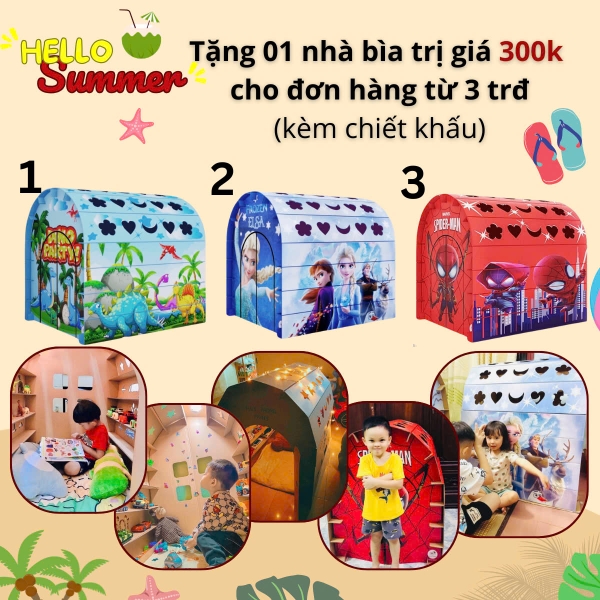 TẶNG 1 NHÀ BÌA CHO ĐƠN HÀNG TỪ 3 TRIỆU KÈM CHIẾT KHẤU