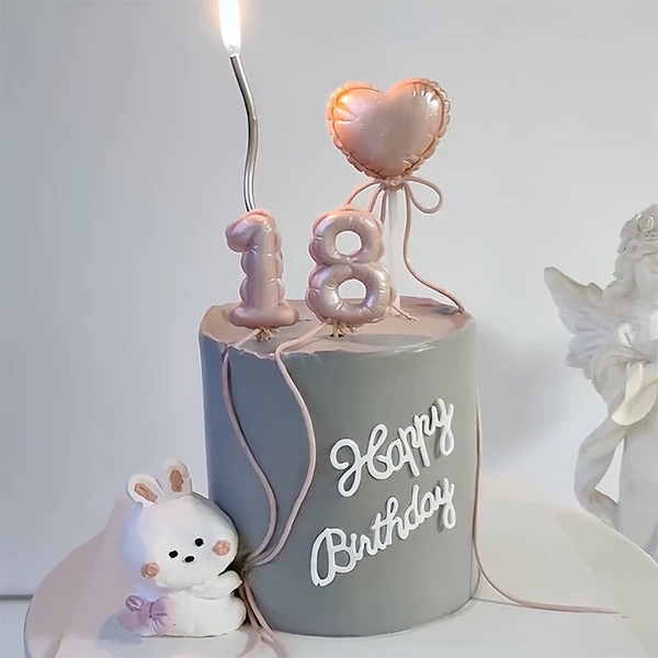 Bộ khuôn silicon số viền hoa size TO 6.8cm.