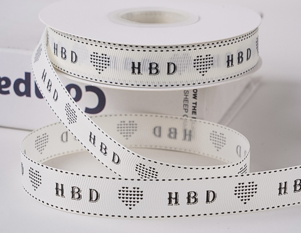 Ruybang tim HPBD (2cm x 35m) -chữ ĐEN IN.