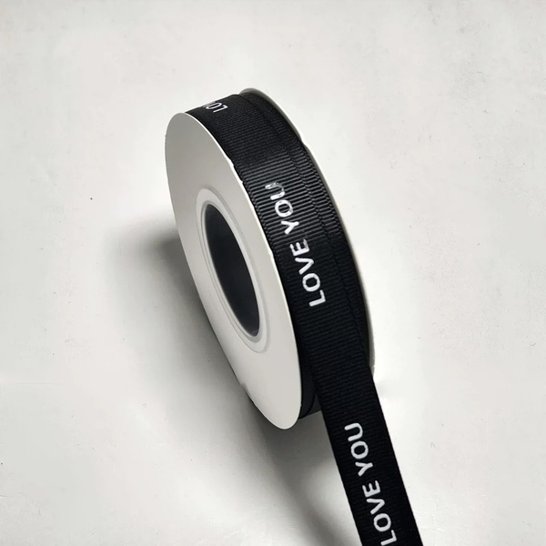 Ruybang gân đen 1.5cm x 22m - love you.