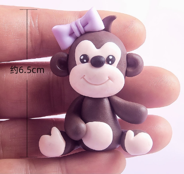 Tượng KHỈ nâu (silicon).