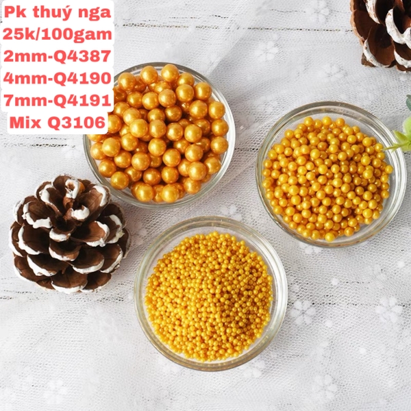 BIDUONG-Bi vàng 2mm (túi 100gam)