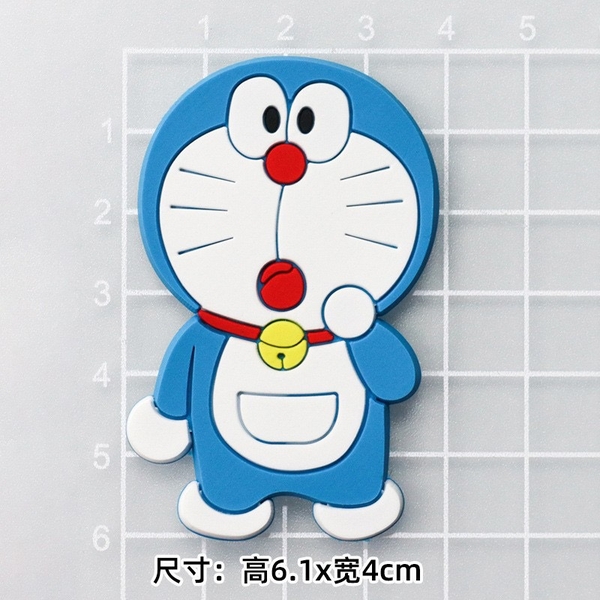 Set 5 Tượng nhựa dẻo -Doremon ngạc nhiên.