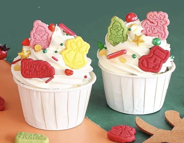 Bánh quy noel (gói 180gam)-mix mẫu tuần lộc+chuông+tất+cây thông+gấu.