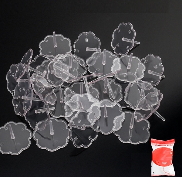 Túi 100 đế phụ kiện size to  (đk 5cm)  nhựa đục.