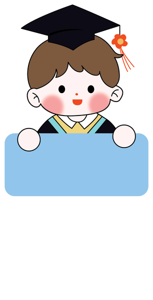 Set 40 thẻ giấy có chân cắm-bé TRAI CỬ NHÂN (MẪU 5).