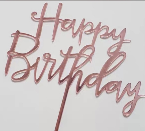 Set 10 mica HPBD mảnh hồng A04