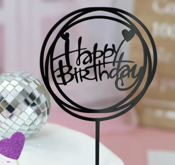 Set 10 mica tròn đen. 3166