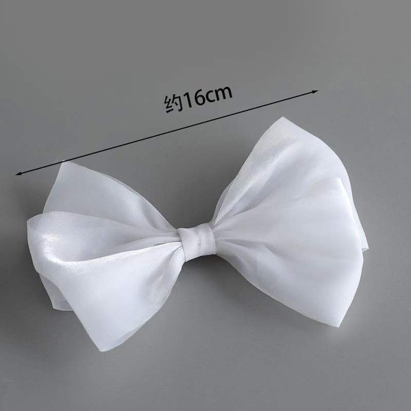 Nơ vải trắng mẫu mới.