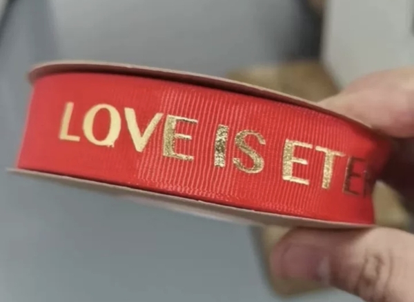 Ruybang LOVE IS ETERNAL  (2.5CM X 35M)  - ĐỎ TƯƠI.