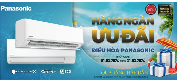 ƯU ĐÃI ĐIỀU HÒA PANASONIC