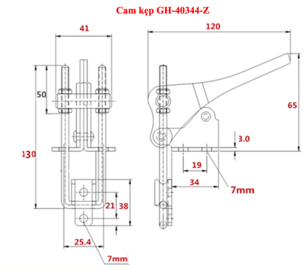 Cam kẹp GH40334-Z