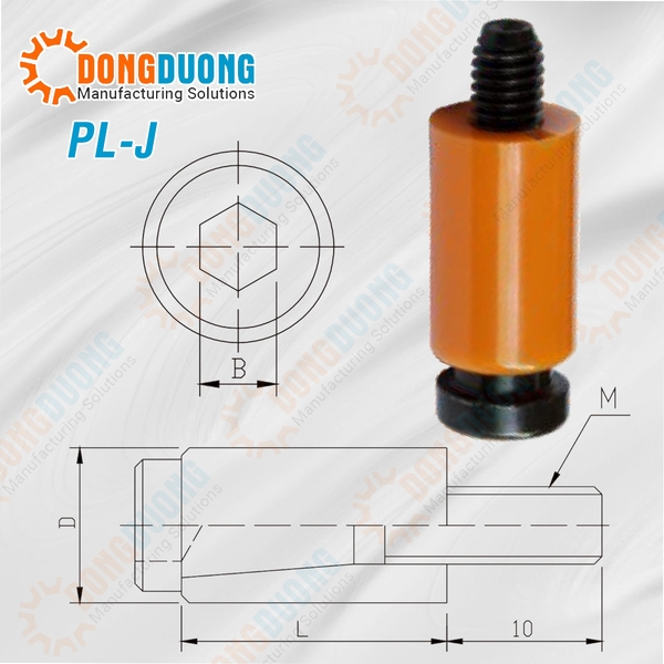 Khóa phân khuôn chịu nhiệt PL-J