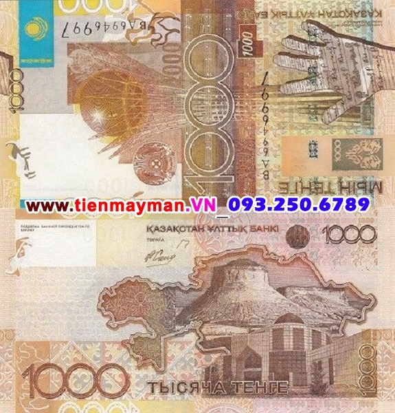 Tiền giấy Kazakhstan 1000 Tenge 2006 UNC