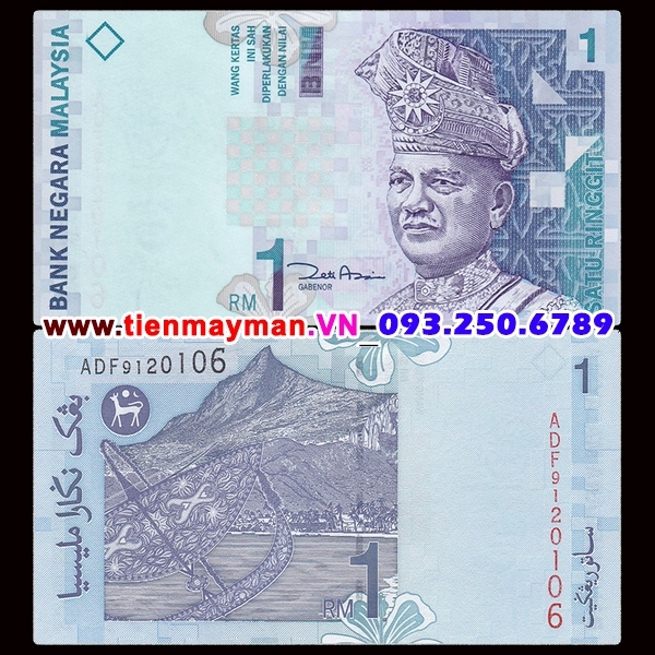 Tiền giấy Malaysia 1 Ringgit 2000 UNC
