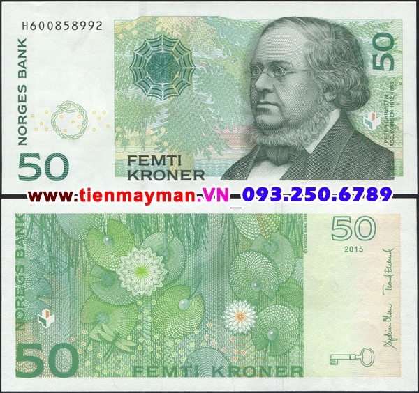 Tiền giấy Na Uy 50 Kroner 2015 UNC