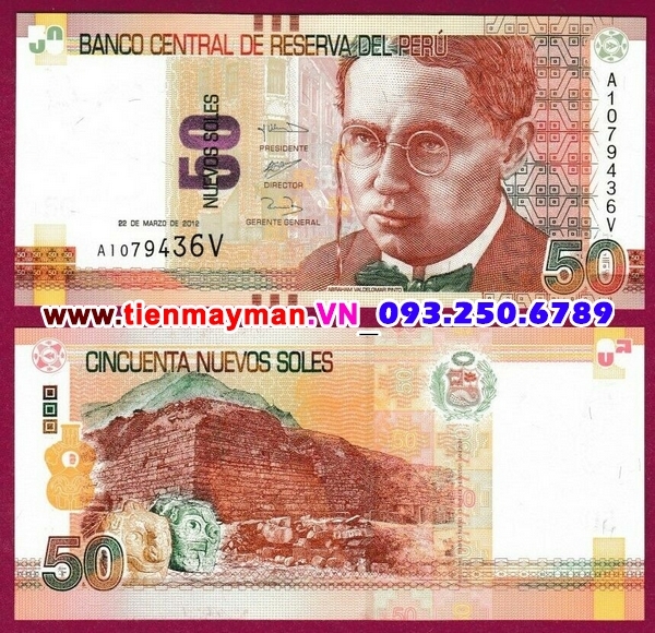 Tiền giấy Peru 50 Soles 2011 UNC