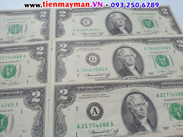 tờ 2 USD seri 68 86 39 79 giá tốt nhất