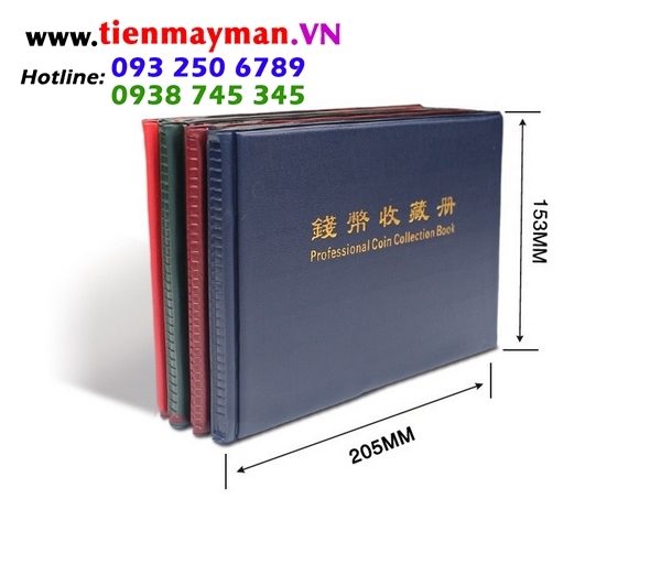 album bảo quản tiền xu