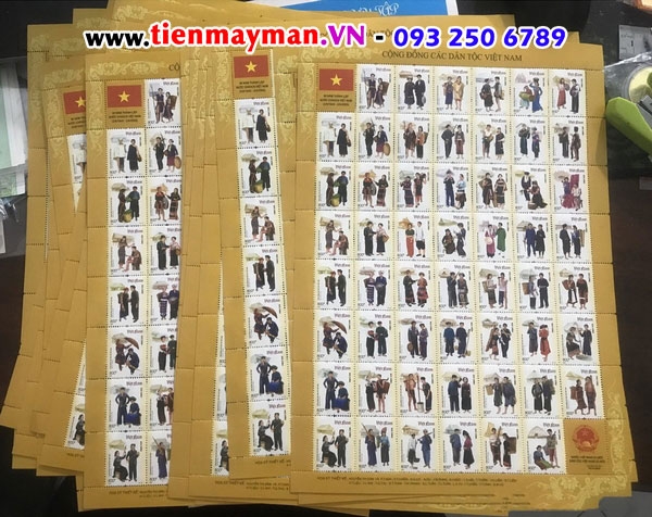 cung cấp bộ tem 54 dân tộc việt nam