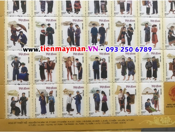 giá sỉ bộ tem 54 dân tộc việt nam tốt nhất