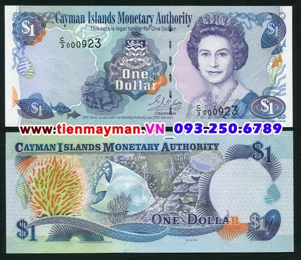 Tiền giấy Cayman 1 dollar 2006 UNC