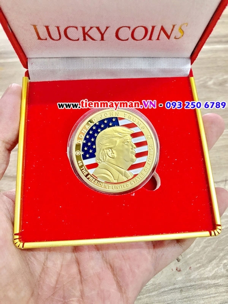 đồng xu tổng thống Donald Trump