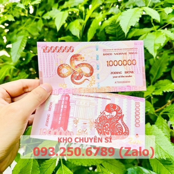 tiền con rắn macao 1 Triệu