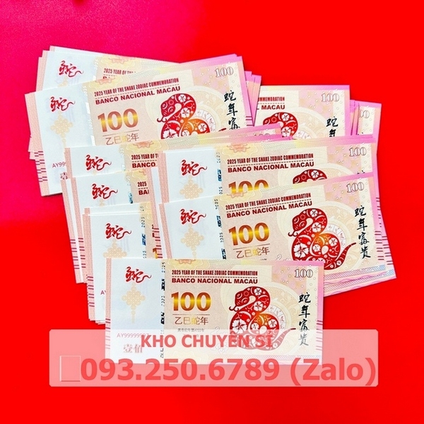 bảo an trên tờ tiền 100 macao hình rắn