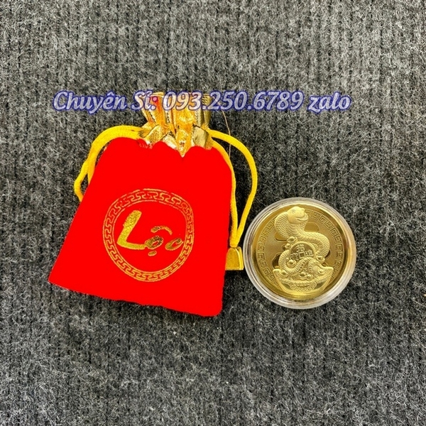 Thỏi Rắn Mạ Vàng 24k