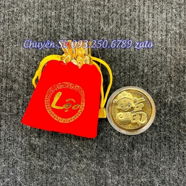 Thỏi Rắn Mạ Vàng 24k