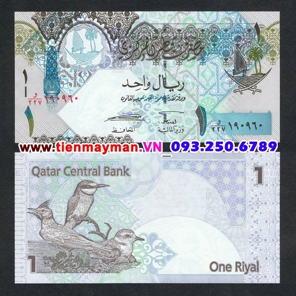 Tiền giấy Qatar 1 Riyal 2008 UNC