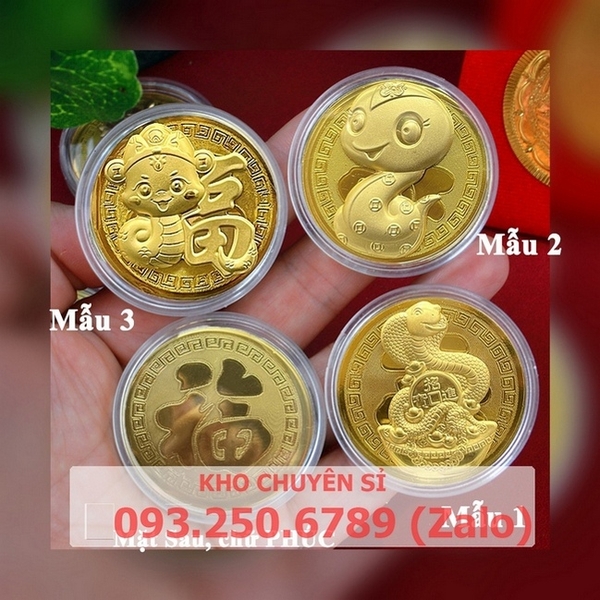 Thỏi Rắn Mạ Vàng 24k