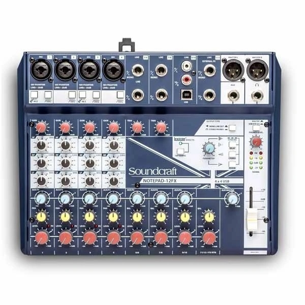 Mixer analog Soundcraft Notepad 12FX